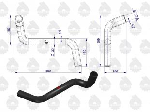 PRZEWÓD GUMOWY DOLNY C-330 WARYŃSKI