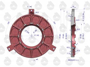 TARCZA DOC. I ST. C-330/360 WARYŃSKI