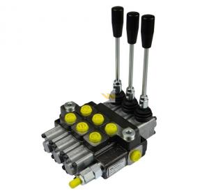 Rozdzielacz hydrauliczny 3-sekcyjny max przepływ 40L Waryński