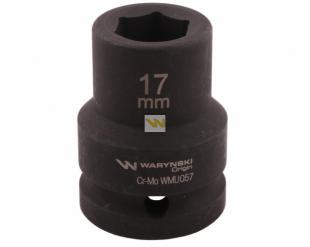 Nasadka udarowa sześciokątna 3/4". 17 mm. CrMo. DIN 3129. Waryński
