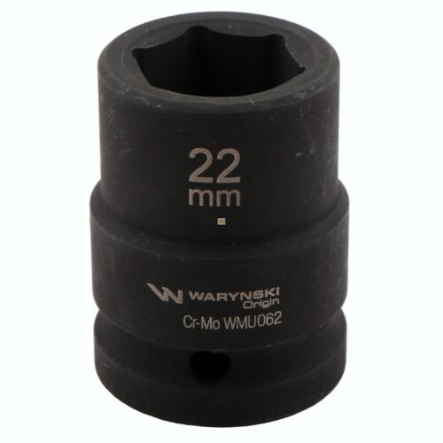 Nasadka udarowa sześciokątna 3/4". 22 mm. CrMo. DIN 3129. Waryński