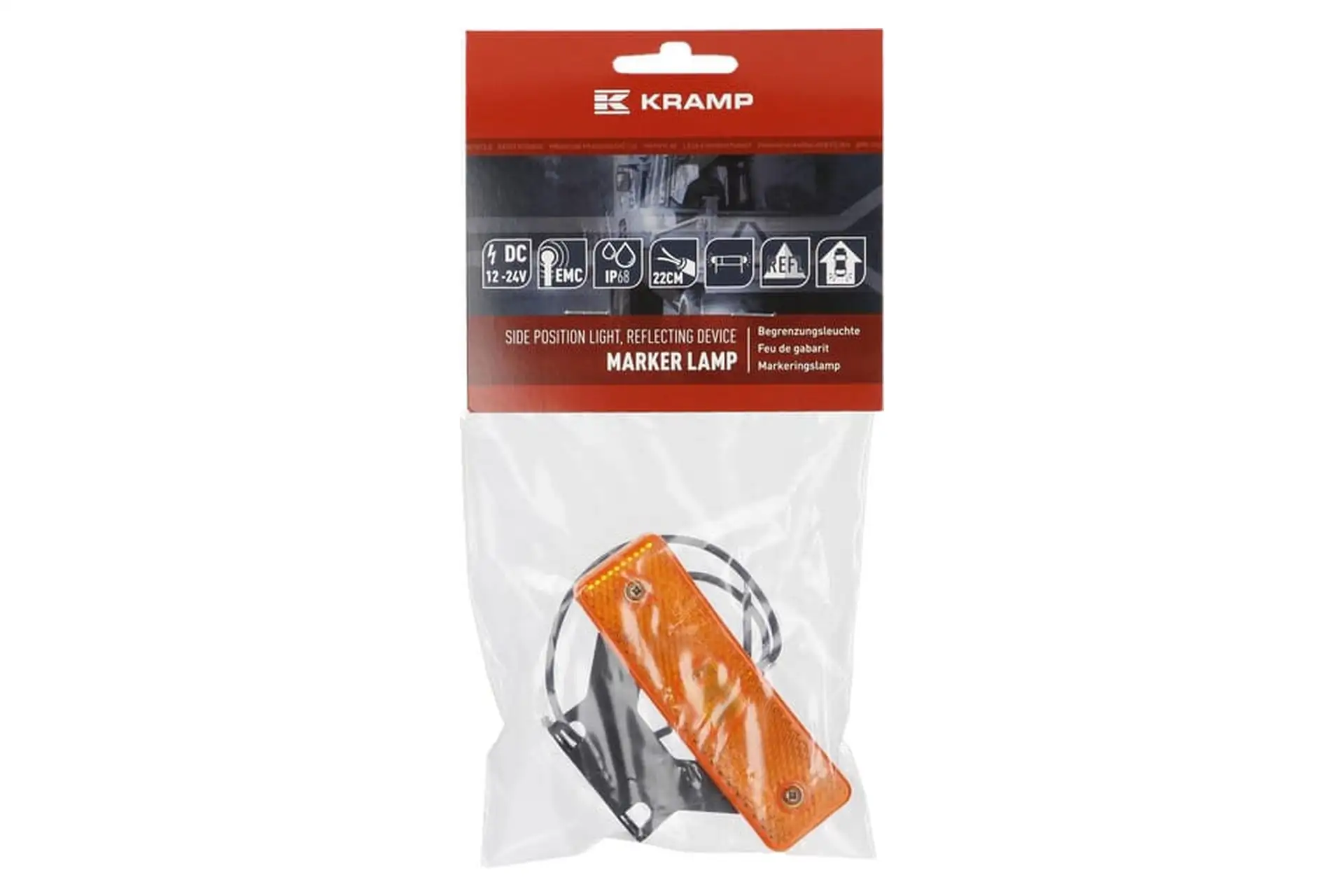 LAMPA OBRYSOWA LED> PROSTOKĄTNA