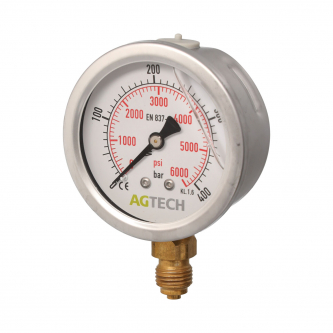 MANOMETR GLICERYNOWY 0-400 BAR