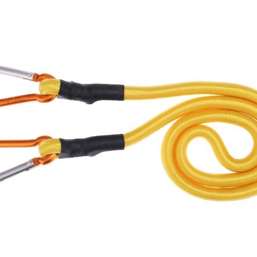 LINKA ELASTYCZNA Z KARABIŃCZYKAMI 90CM