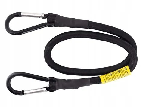 LINKA ELASTYCZNA Z KARABIŃCZYKAMI 60CM