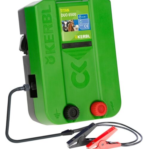 Elektryzator uniwersalny TITAN DUO 6500, na dziki, dla koni, bydła, owiec i kóz, 6,5 J, Kerbl