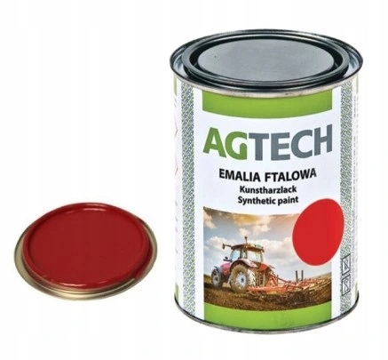Farba-czerwona do zetora, ursusa-MTZ-belarus-T25-Maska-kabina-0-8l-AGTECH-689270009