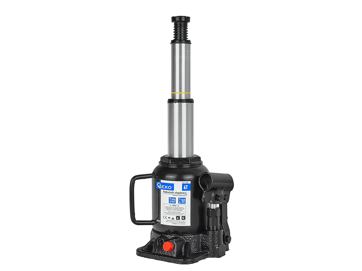 Podnośnik hydrauliczny słupkowy dwustopniowy- niski 6T G02281 GEKO