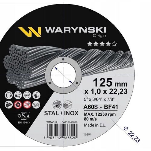 Tarcza-do-ciecia-metalu-125-x1-0-x22-23-mm-WMA3-Rodzaj-tarczy-tnaca