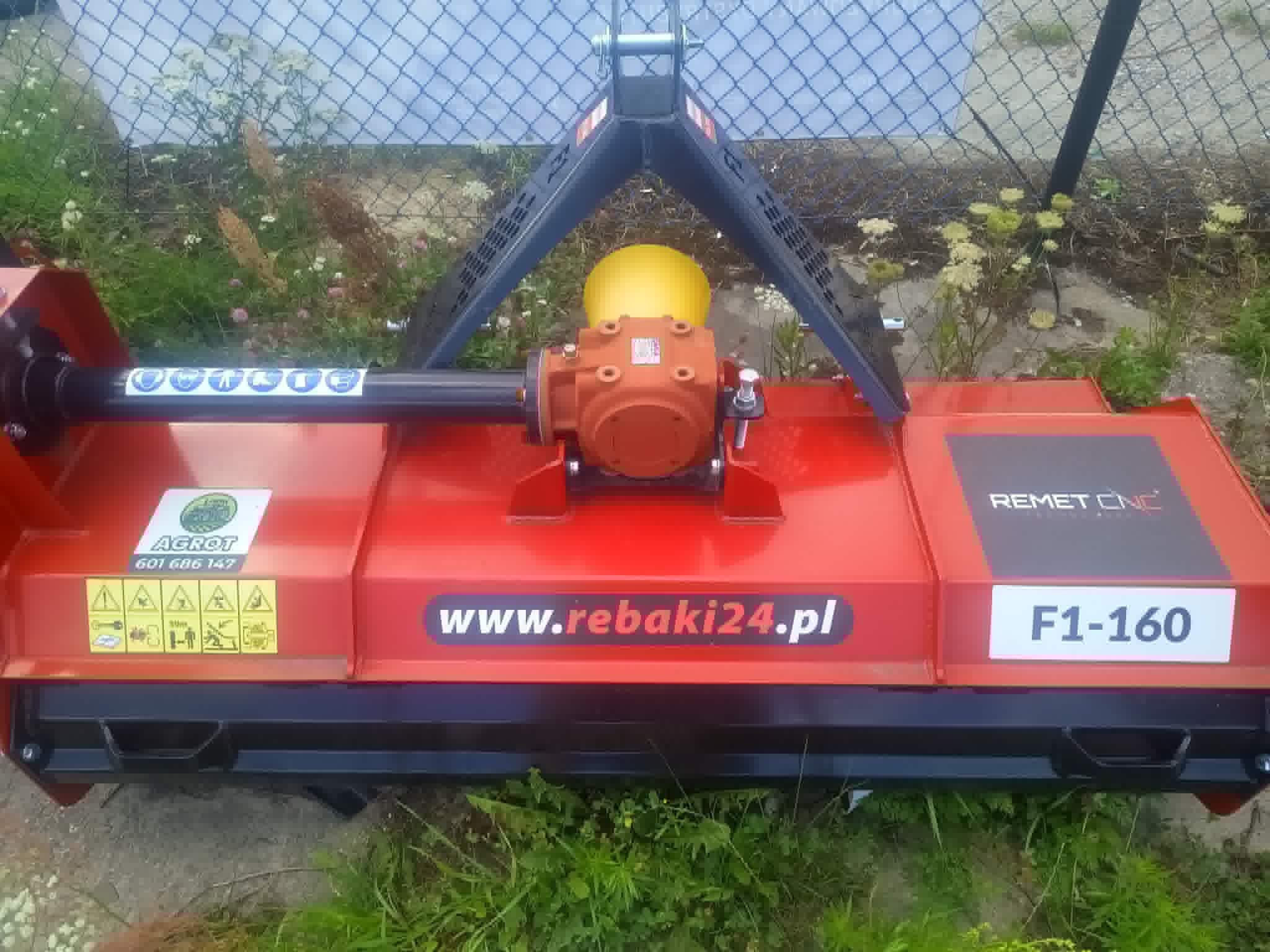 Kosiarka bijakowa REMET F1 160 cm – mulczer do ciągnika - obrazek 2
